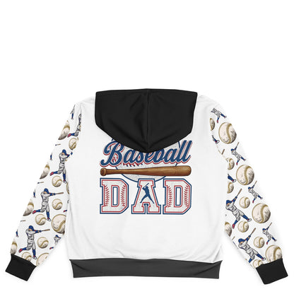 Baseball Dad Hooded Jacket  | Game Day Outerwear