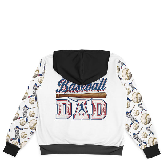 Baseball Dad Hooded Jacket  | Game Day Outerwear