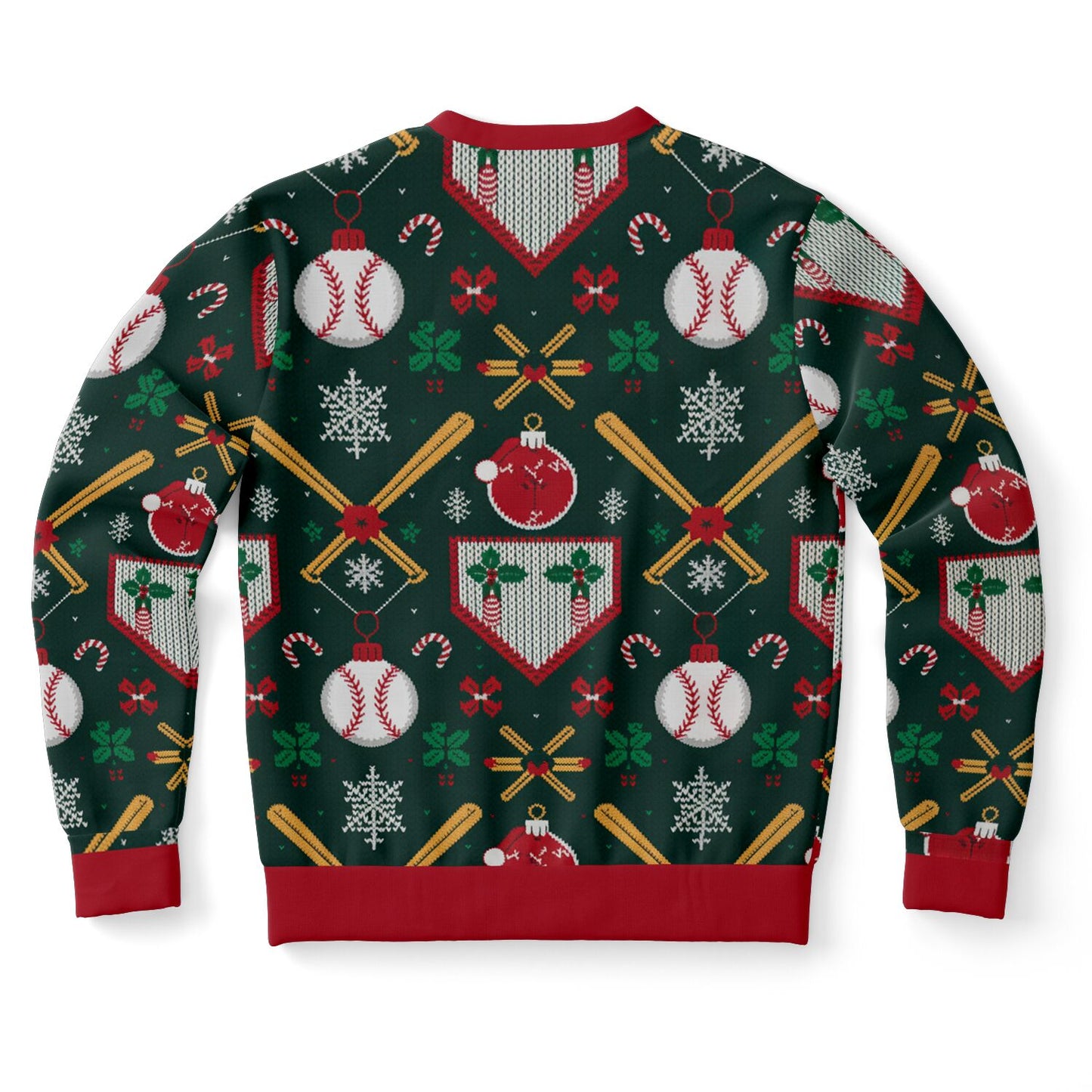 Premium Baseball Ugly Sweater – Festive Game Day Sweatshirt