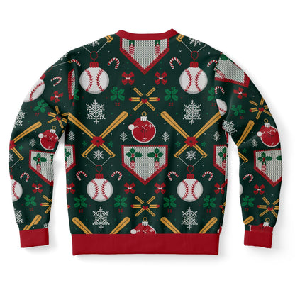 Premium Baseball Ugly Sweater – Festive Game Day Sweatshirt